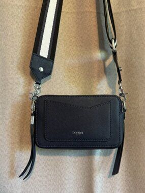 Botkier Cobble Hill Camera Crossbody Dark Blue NWOT